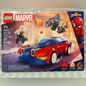 LEGO Marvel Spider-Man Race Car &. Venom Green Goblin Building Toy 76279   NIB!